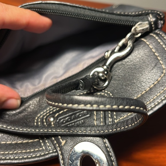 Black Coach wristlet that I completely forgot I had - Picture 3 of 4
